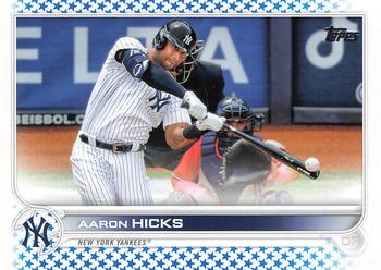 2022 Topps - Blue Star #497 Aaron Hicks Front