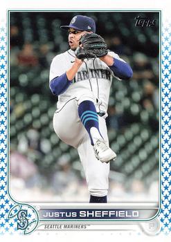 2022 Topps - Blue Star #587 Justus Sheffield Front