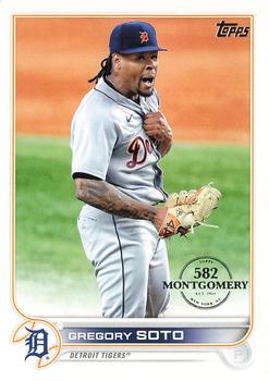 2022 Topps - 582 Montgomery #17 Gregory Soto  Front
