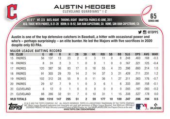 2022 Topps - 582 Montgomery #65 Austin Hedges  Back