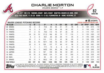 2022 Topps - 582 Montgomery #82 Charlie Morton  Back