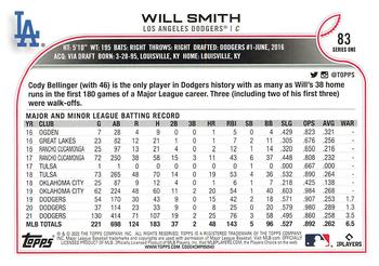 2022 Topps - 582 Montgomery #83 Will Smith  Back