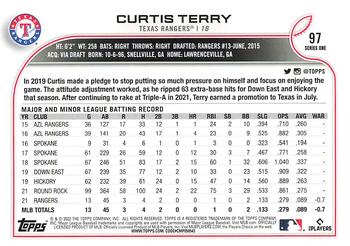 2022 Topps - 582 Montgomery #97 Curtis Terry  Back