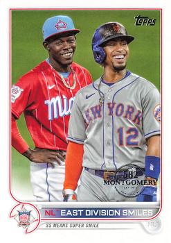 2022 Topps - 582 Montgomery #98 NL East Division Smiles Front
