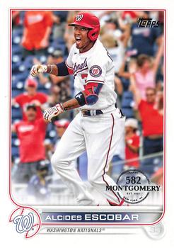2022 Topps - 582 Montgomery #116 Alcides Escobar  Front