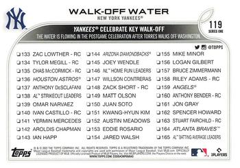 2022 Topps - 582 Montgomery #119 Walk-Off Water Back