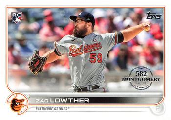 2022 Topps - 582 Montgomery #133 Zac Lowther  Front