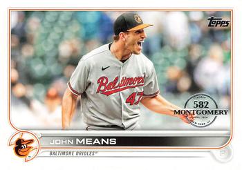 2022 Topps - 582 Montgomery #253 John Means  Front