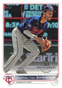 2022 Topps - 582 Montgomery #306 Andrelton Simmons  Front