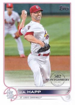 2022 Topps - 582 Montgomery #334 J.A. Happ Front