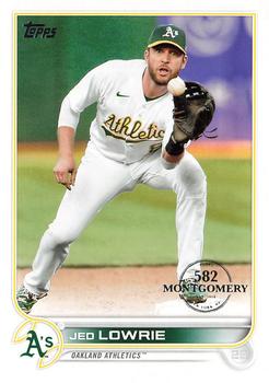 2022 Topps - 582 Montgomery #343 Jed Lowrie Front