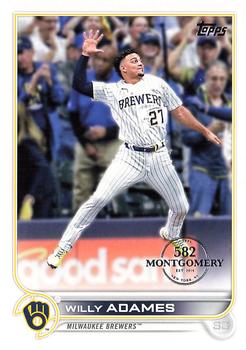 2022 Topps - 582 Montgomery #378 Willy Adames Front
