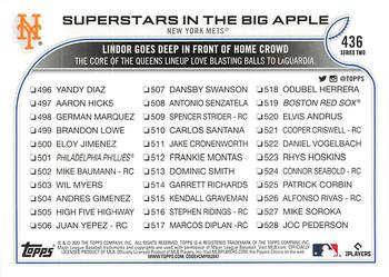 2022 Topps - 582 Montgomery #436 Superstars in the Big Apple Back