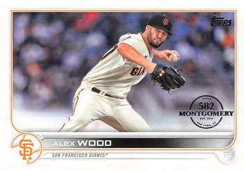 2022 Topps - 582 Montgomery #494 Alex Wood Front