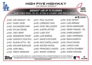 2022 Topps - 582 Montgomery #505 High Five Highway Back