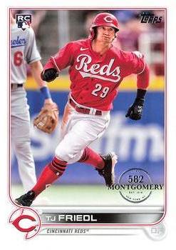 2022 Topps - 582 Montgomery #546 TJ Friedl Front