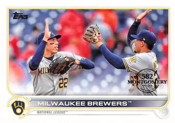 2022 Topps - 582 Montgomery #597 Milwaukee Brewers Front