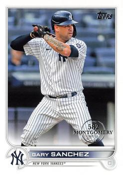 2022 Topps - 582 Montgomery #625 Gary Sanchez Front