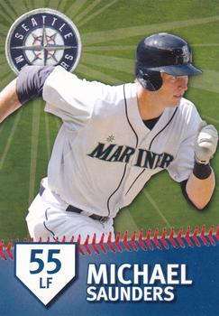 2010 Seattle City Light Seattle Mariners #20 Michael Saunders Front