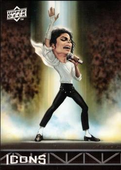2009 Upper Deck X - Upper Deck X Icons Michael Jackson #MJ2 Michael Jackson Front