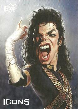 2009 Upper Deck X - Upper Deck X Icons Michael Jackson #MJ4 Michael Jackson Front