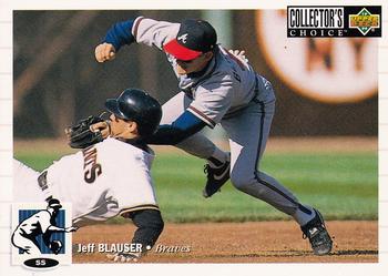 1994 Collector's Choice #53 Jeff Blauser Front
