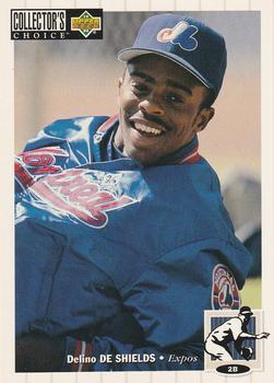 1994 Collector's Choice #92 Delino DeShields Front