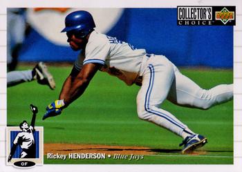 1994 Collector's Choice #131 Rickey Henderson Front
