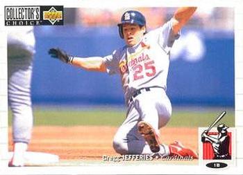 1994 Collector's Choice #148 Gregg Jefferies Front