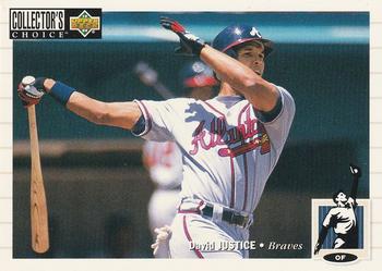 1994 Collector's Choice #156 David Justice Front