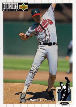 1994 Collector's Choice #183 Greg Maddux Front