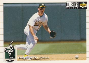 1994 Collector's Choice #225 Craig Paquette Front