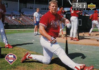 1994 Collector's Choice #345 Lenny Dykstra Front