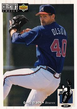 1994 Collector's Choice #368 Gregg Olson Front