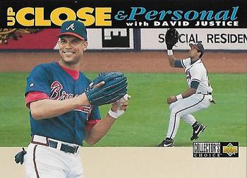 1994 Collector's Choice #636 David Justice Front