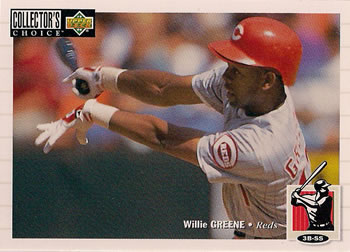 1994 Collector's Choice #116 Willie Greene Front