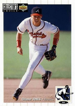 1994 Collector's Choice #152 Chipper Jones Front