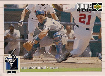 1994 Collector's Choice #181 Mike Macfarlane Front