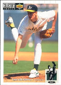 1994 Collector's Choice #279 Todd Van Poppel Front