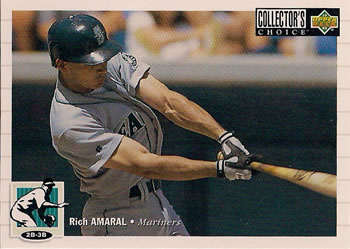1994 Collector's Choice #37 Rich Amaral Front