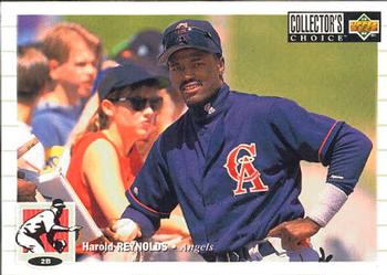 1994 Collector's Choice #384 Harold Reynolds Front