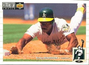 1994 Collector's Choice #510 Rickey Henderson Front