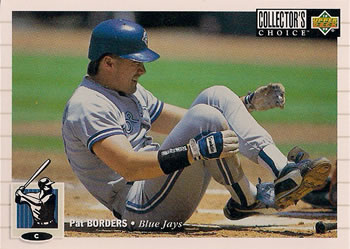 1994 Collector's Choice #60 Pat Borders Front