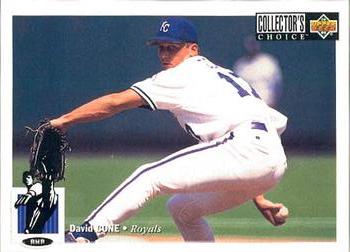 1994 Collector's Choice #81 David Cone Front
