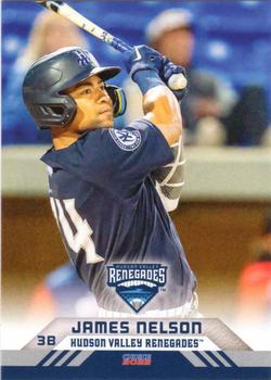 2022 Choice Hudson Valley Renegades #18 James Nelson Front