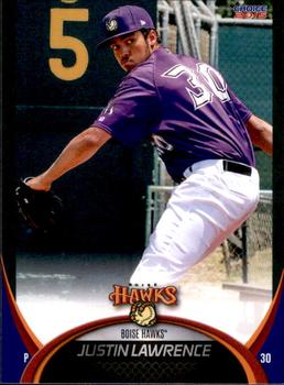 2015 Choice Boise Hawks #06 Justin Lawrence Front