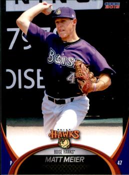 2015 Choice Boise Hawks #08 Matt Meier Front