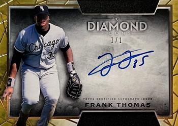2022 Topps Diamond Icons - Diamond Icons Autographs Gold #DIA-FT Frank Thomas Front