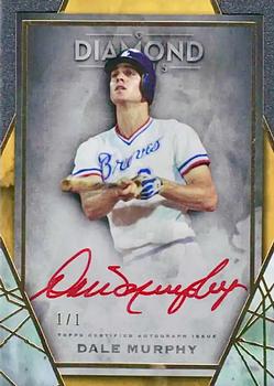 2022 Topps Diamond Icons - Red Ink Autographs Gold #RI-DMU Dale Murphy Front