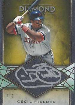 2022 Topps Diamond Icons - Silver Ink Autographs Gold #SI-CF Cecil Fielder Front